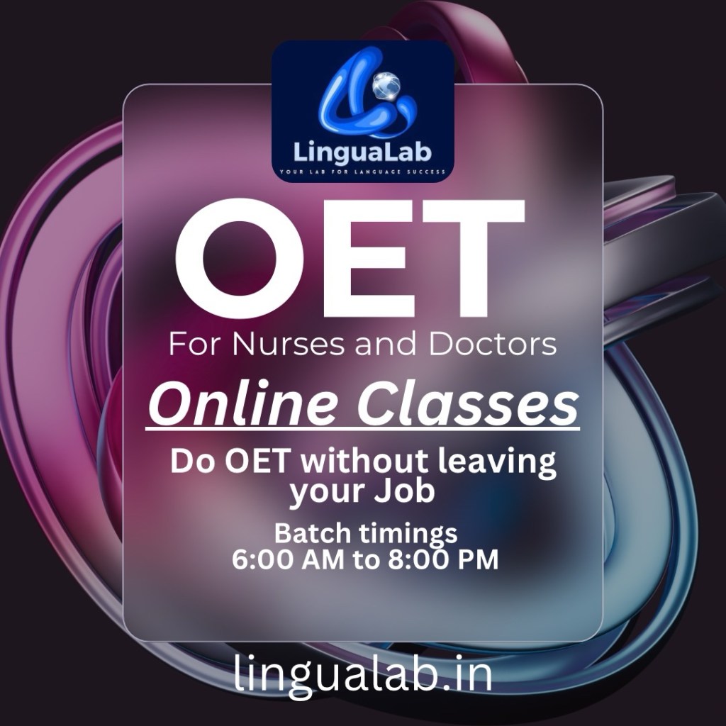 Best Online OET Institute for Nurses and Doctors – Lingua&nbsp;Lab